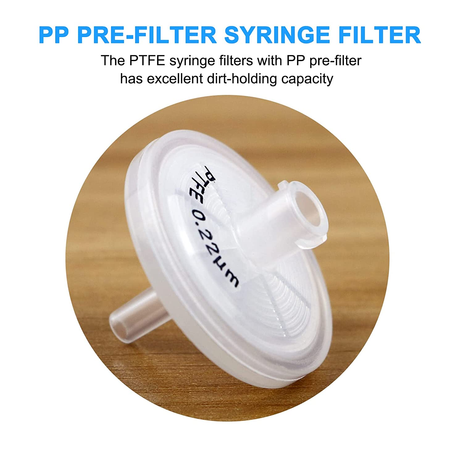 LABLPSAI Syringe Filter PTFE 25mm 2